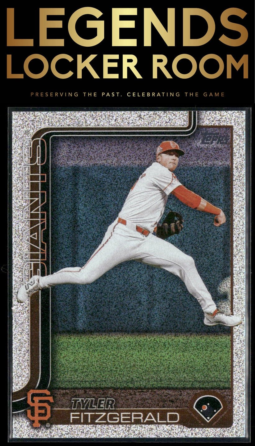 2025 Topps #596 Tyler Fitzgerald Sandglitter