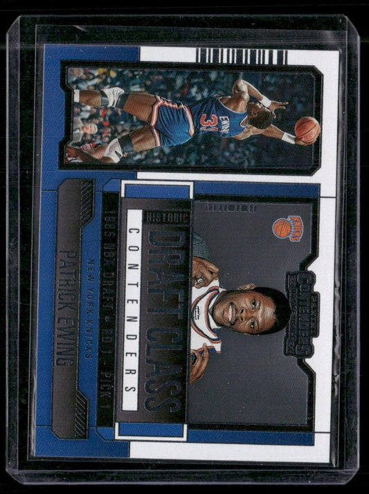 2023-24 Panini Contenders #20 Patrick Ewing Historic Draft Class Contenders