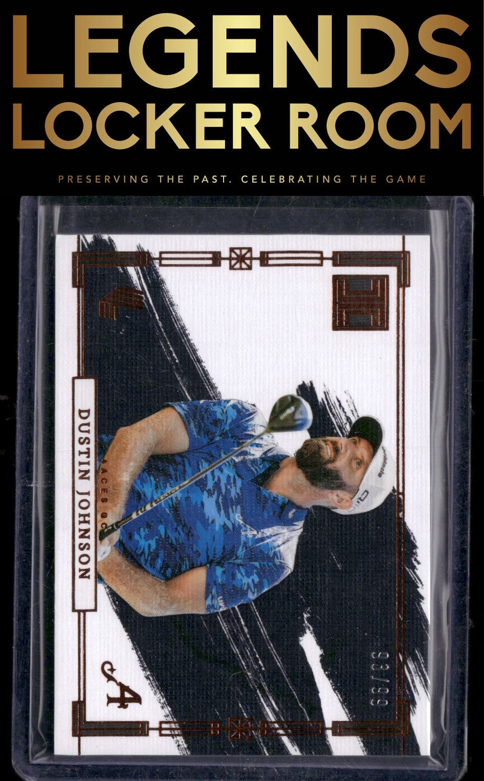 2024 Panini Impeccable LIV #62 Dustin Johnson #/99