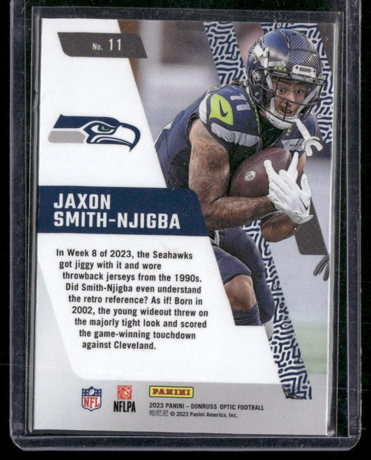 2023 Donruss Optic #11 Jaxon Smith-Njigba Primary Colors