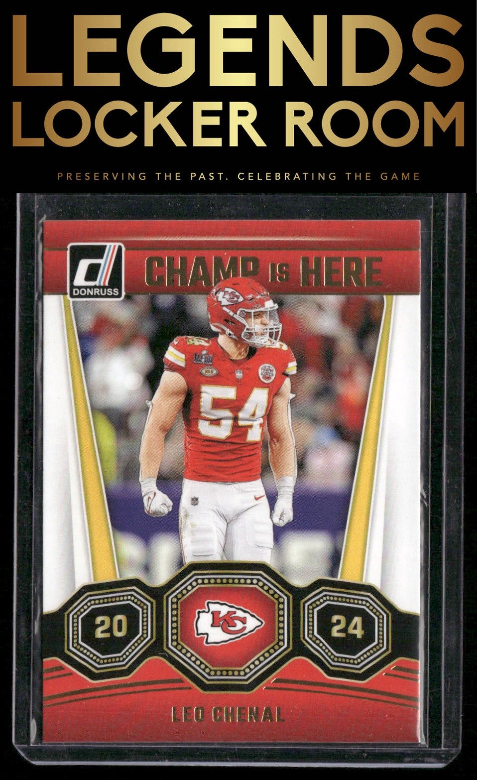 2024 Donruss #12 Leo Chenal Champ is Here