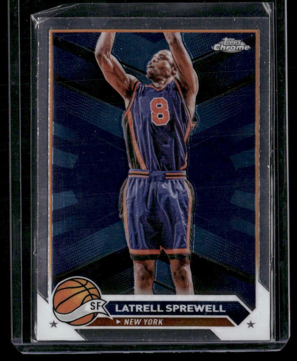 2023-24 Topps Chrome #40 Latrell Sprewell