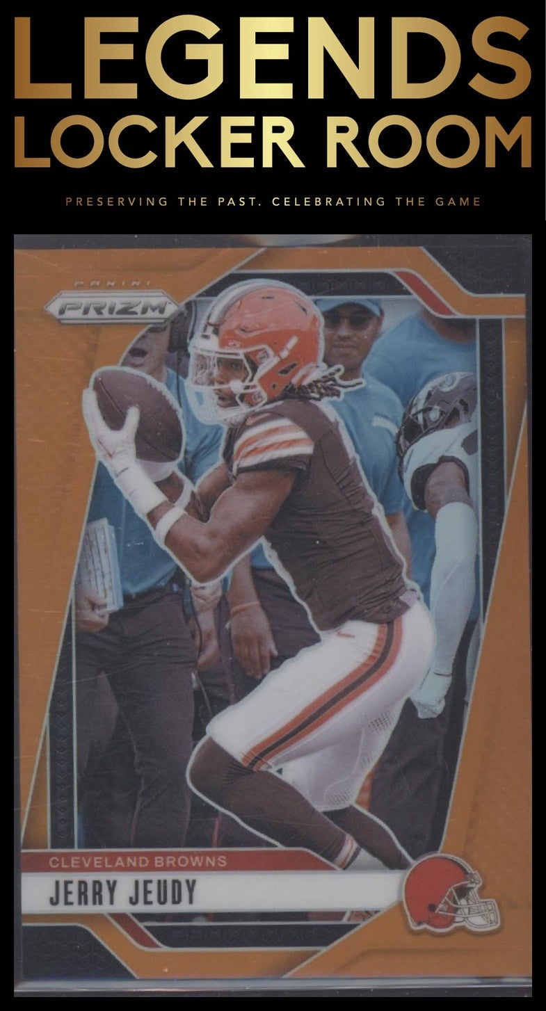 2024 Panini Prizm #67 Jerry Jeudy Orange #/249