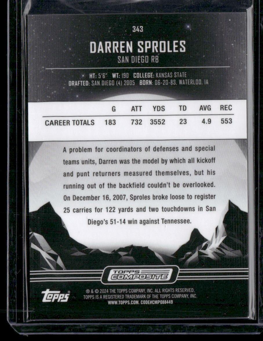 2023 Topps Composite #343 Darren Sproles
