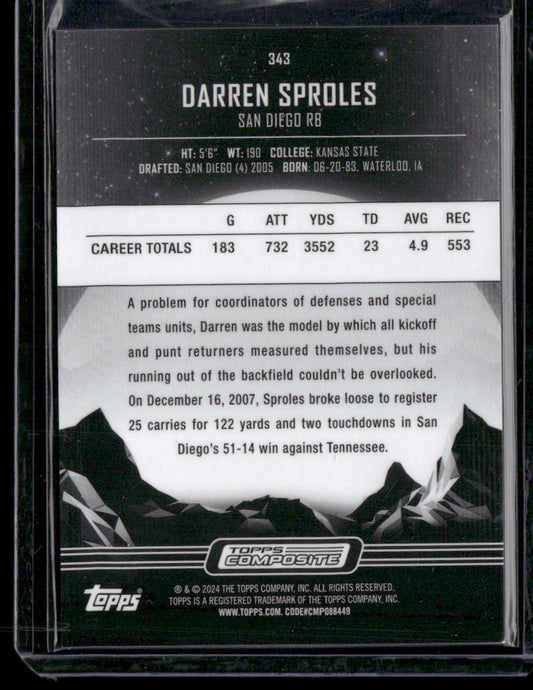 2023 Topps Composite #343 Darren Sproles