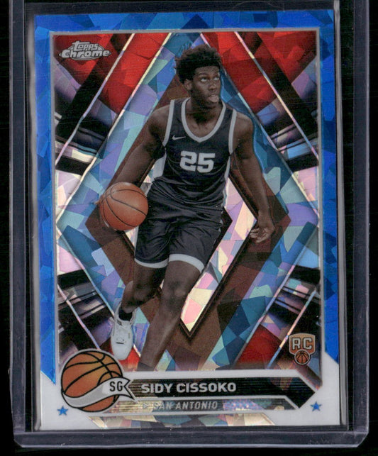 2023-24 Topps Chrome Sapphire #57 Sidy Cissoko