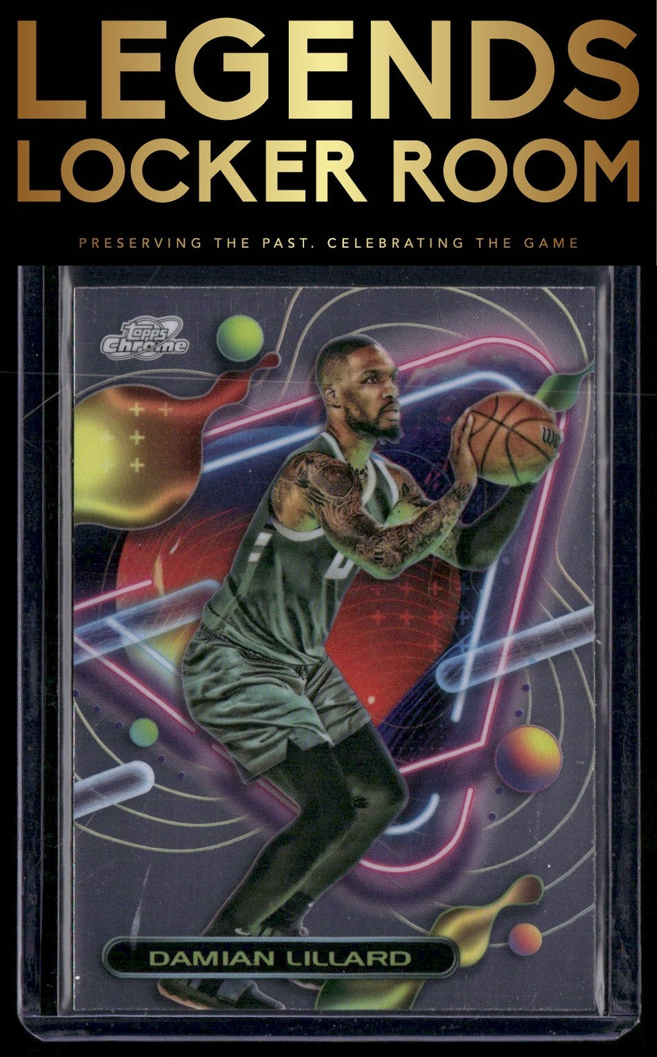 2023-24 Topps Chrome Cosmic #41 Damian Lillard