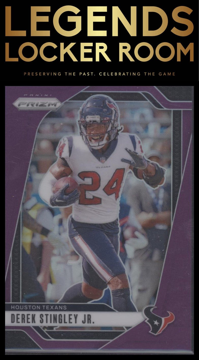 2024 Panini Prizm #119 Derek Stingley Jr. Purple #/125