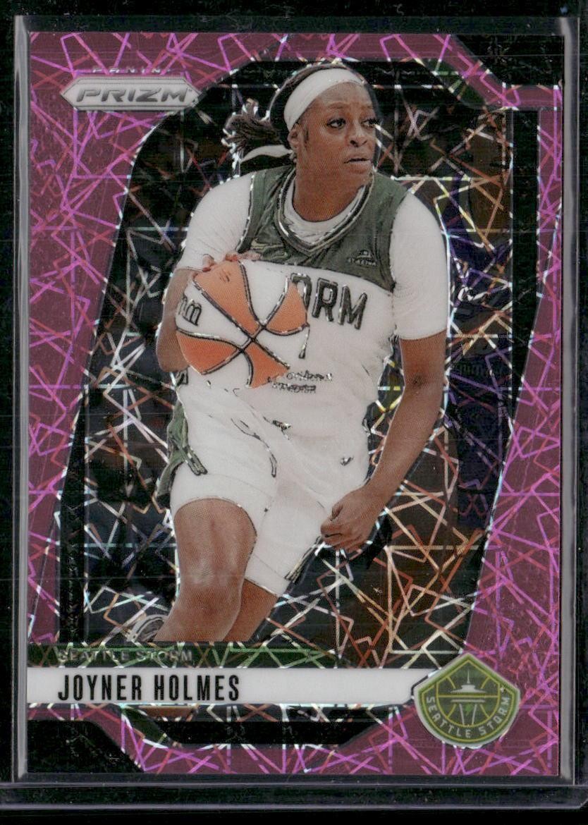 2024 Panini Prizm WNBA #9 Joyner Holmes Pink Velocity Prizms #/79