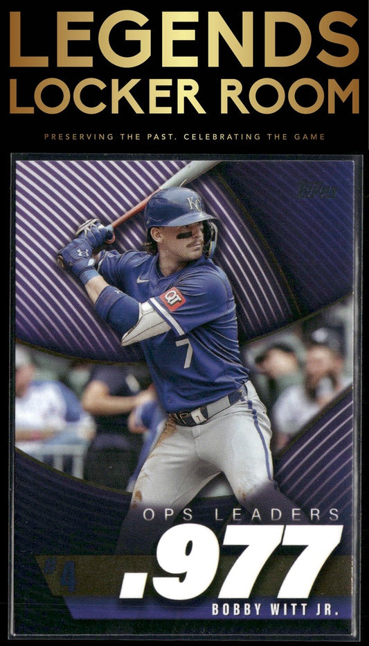 2025 Topps #OPS-4 Bobby Witt Jr. OPS Leaders