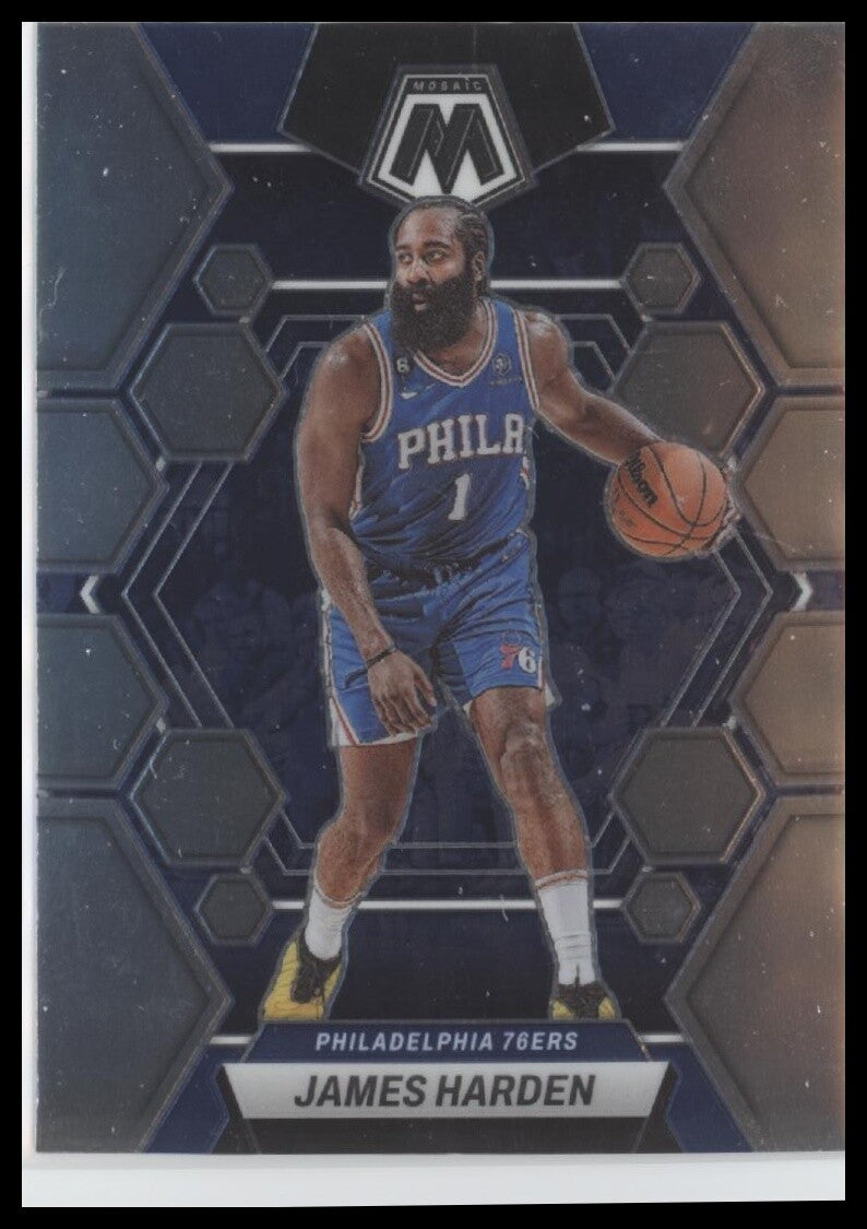 2022-23 Panini Mosaic #55 James Harden