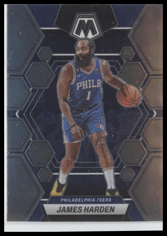 2022-23 Panini Mosaic #55 James Harden