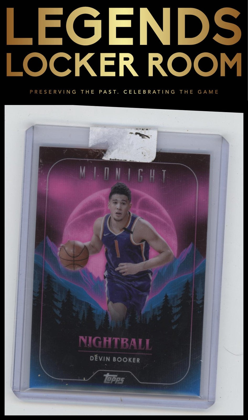 2023-24 Topps Midnight #NB-19 Devin Booker Nightball