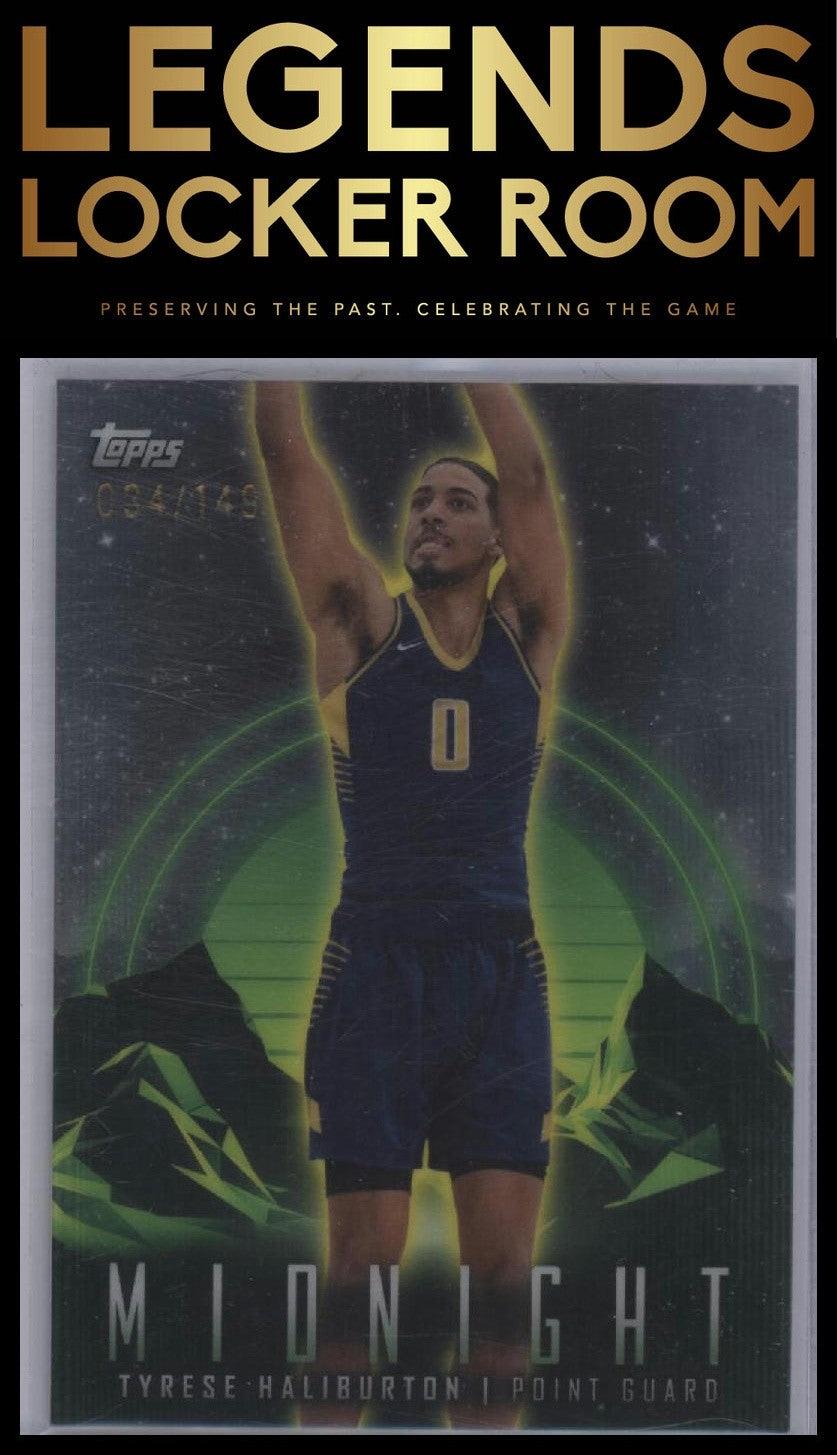 2023-24 Topps Midnight #49 Tyrese Haliburton Morning #/149