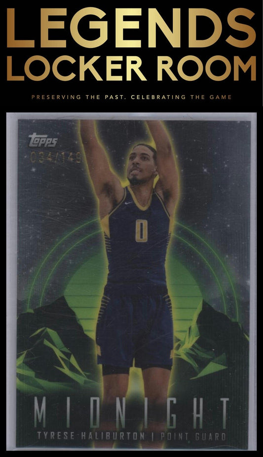 2023-24 Topps Midnight #49 Tyrese Haliburton Morning #/149