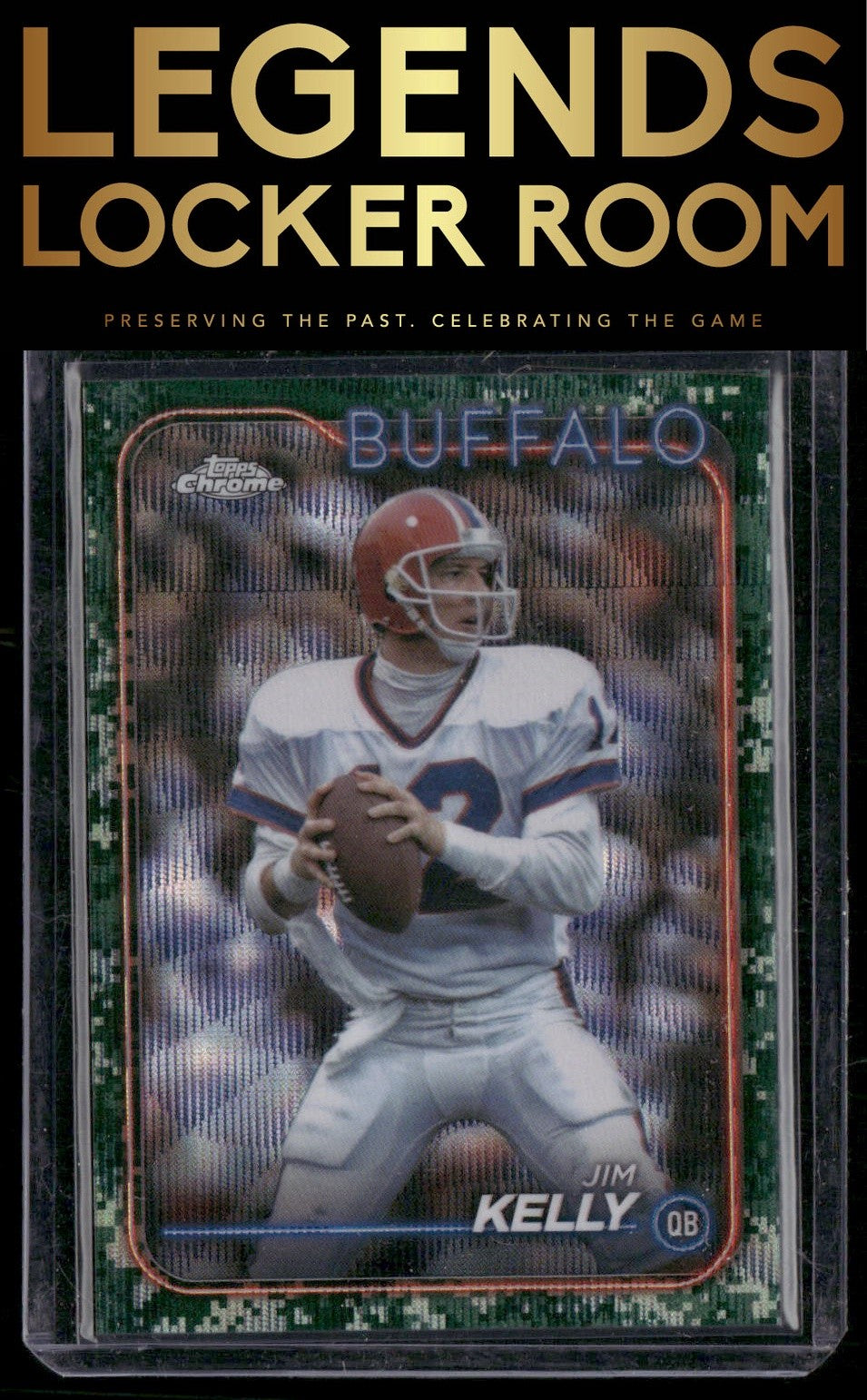 2024 Topps Chrome #7 Jim Kelly Camo Refractor