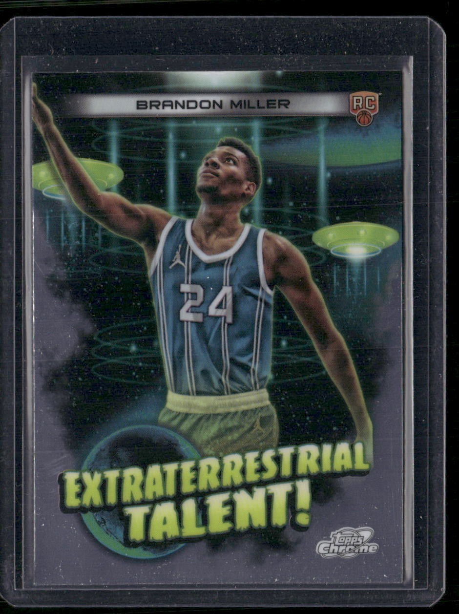 2023-24 Topps Chrome Cosmic #ET-19 Brandon Miller Extraterrestrial Talent
