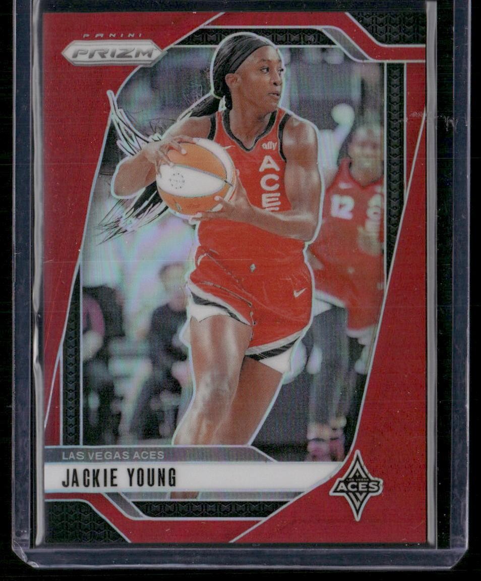 2024 Panini Prizm WNBA #1 Jackie Young Red Prizms #/299