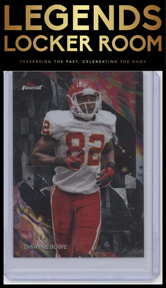 2024 Finest #126 Dwayne Bowe Black Refractor #/20