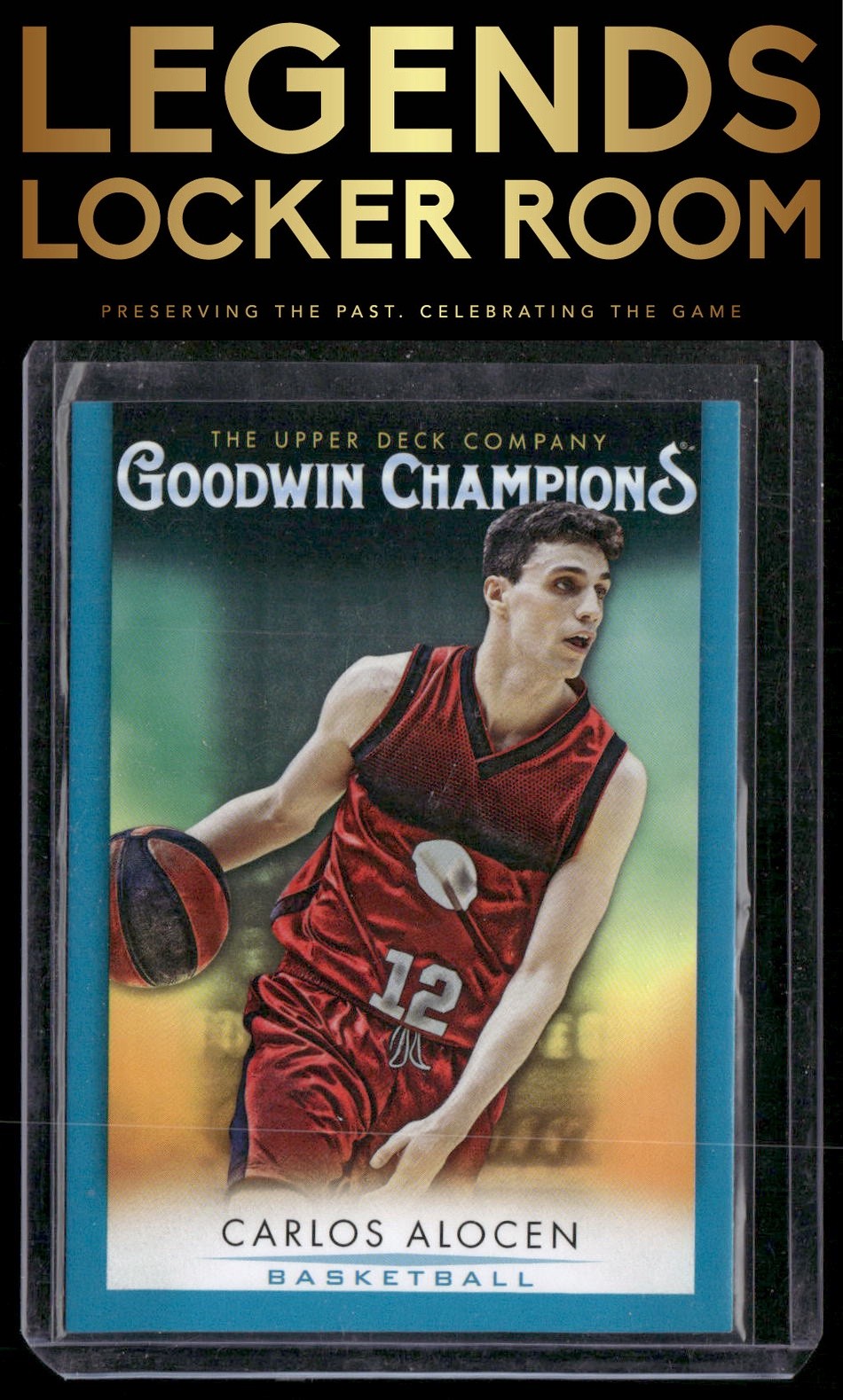 2021 Upper Deck Goodwin Champions #19 Carlos Alocen Turquoise