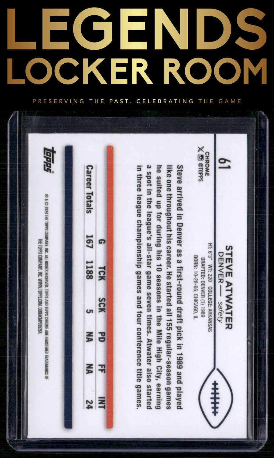 2024 Topps Chrome #61 Steve Atwater