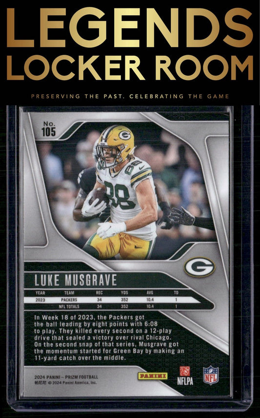 2024 Panini Prizm #105 Luke Musgrave