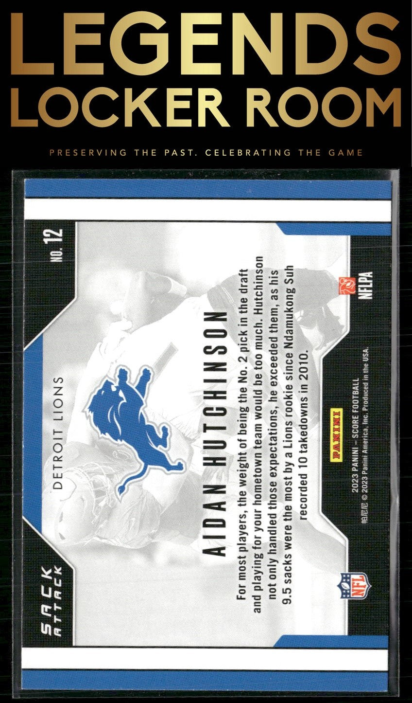 2023 Score #12 Aidan Hutchinson Sack Attack