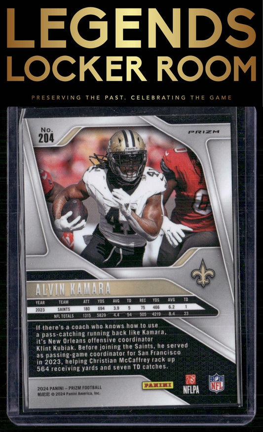 2024 Panini Prizm #204 Alvin Kamara Silver