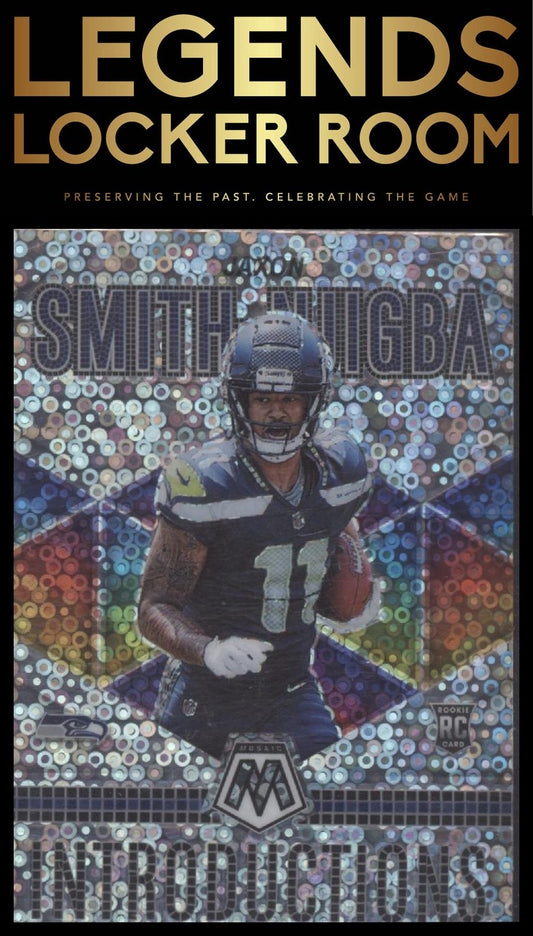 2023 Panini Mosaic #I-7 Jaxon Smith-Njigba Introductions No Huddle Silver
