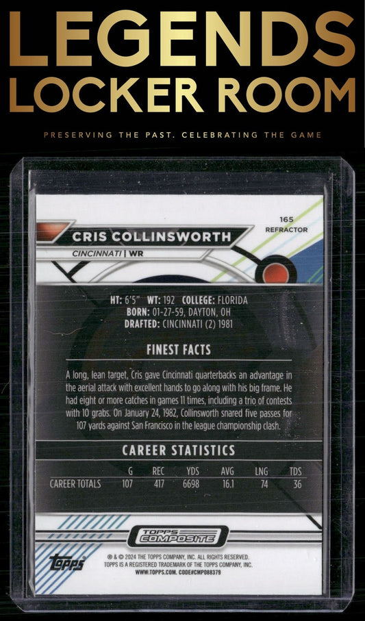 2023 Topps Composite #165 Cris Collinsworth Finest Refractor