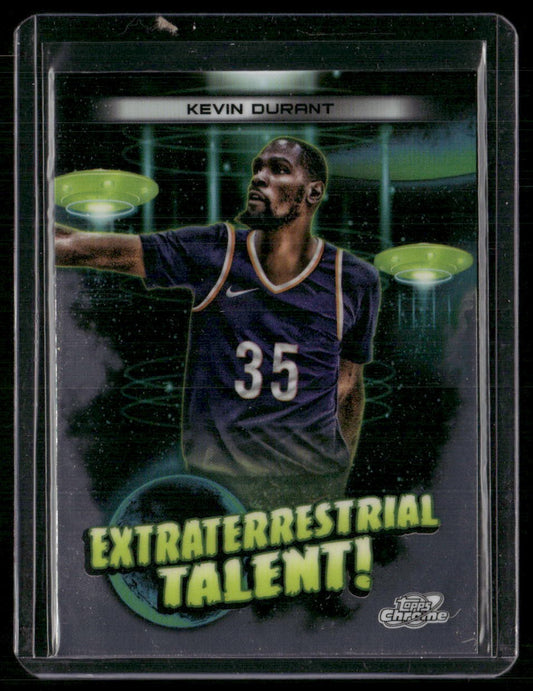 2023-24 Topps Chrome Cosmic #ET-11 Kevin Durant Extraterrestrial Talent