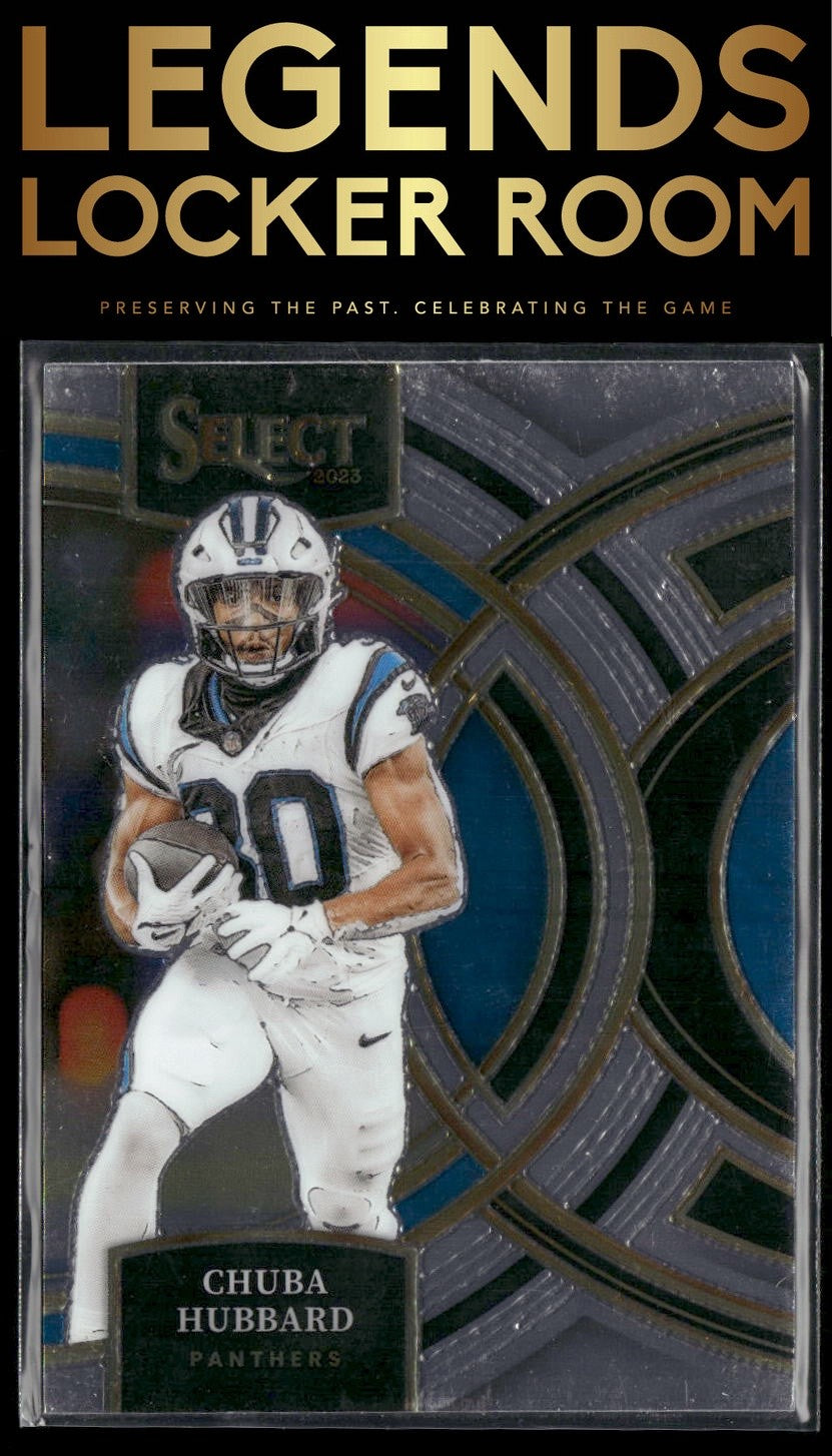 2023 Panini Select #191 Chuba Hubbard