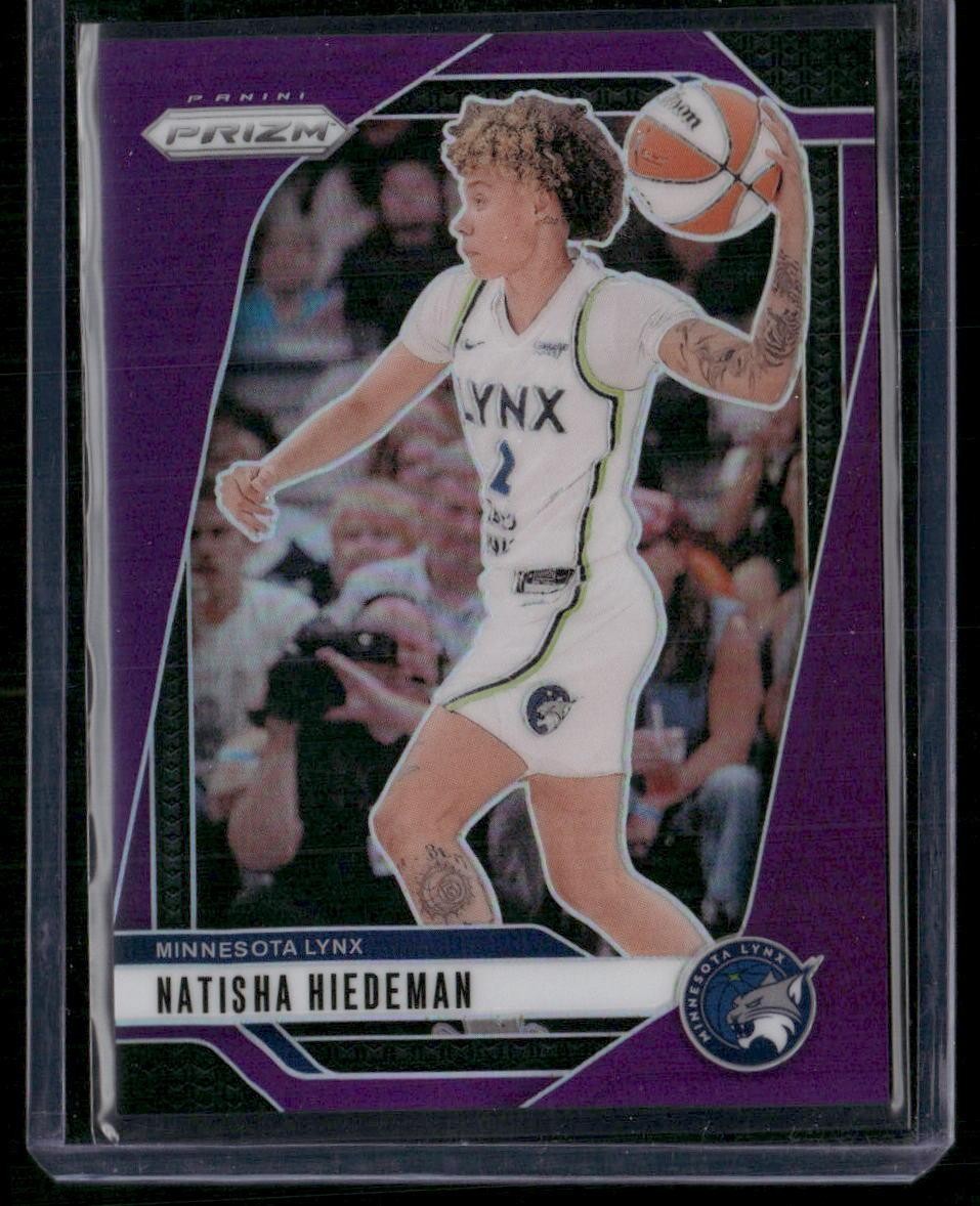 2024 Panini Prizm WNBA #18 Natisha Hiedeman Purple Prizms #/149