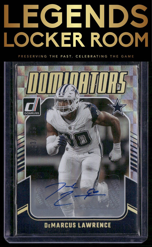2024 Donruss #9 DeMarcus Lawrence Dominators Autographs #/299