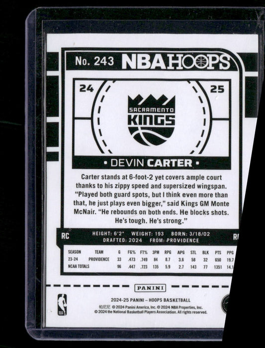 2024-25 Hoops #243 Devin Carter