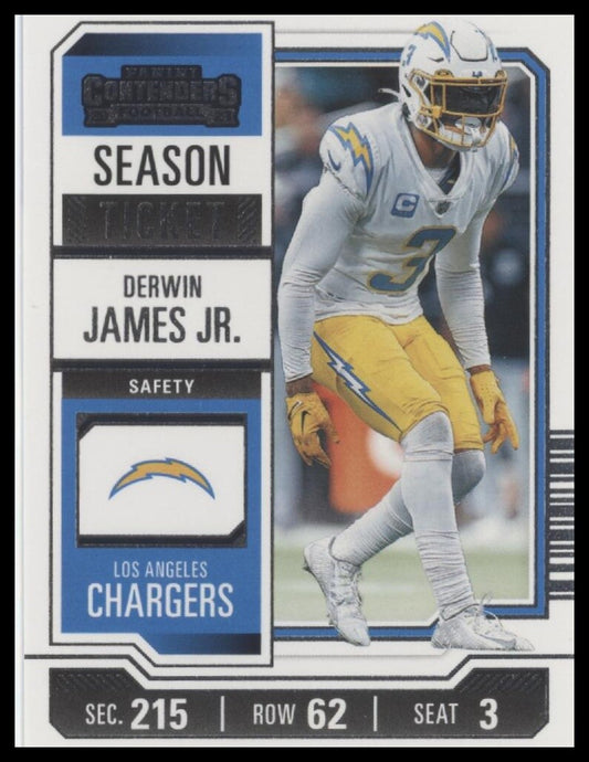 2023 Panini Contenders #57 Derwin James Jr.