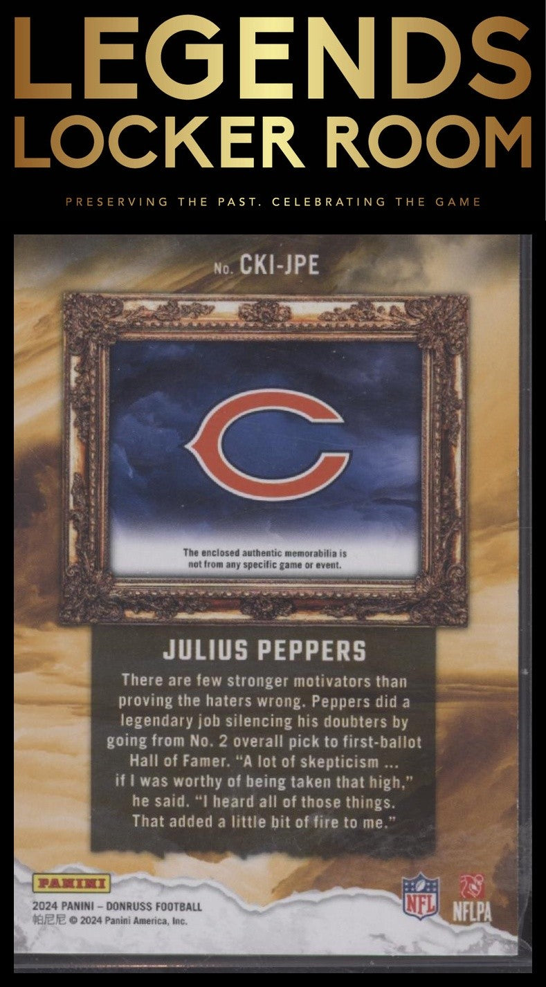 2024 Donruss #CKI-JPE Julius Peppers Canton Kings #/425