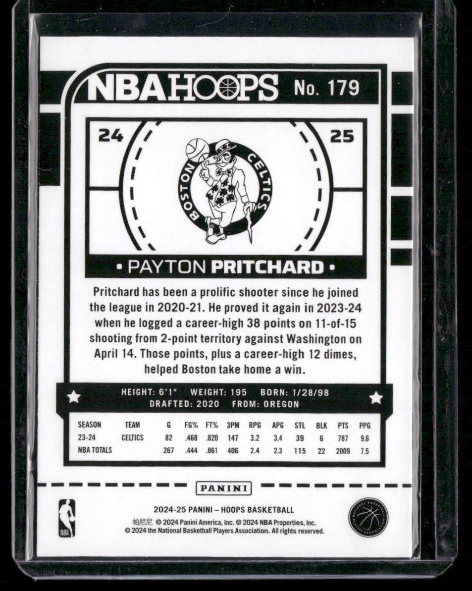 2024-25 Hoops #179 Payton Pritchard