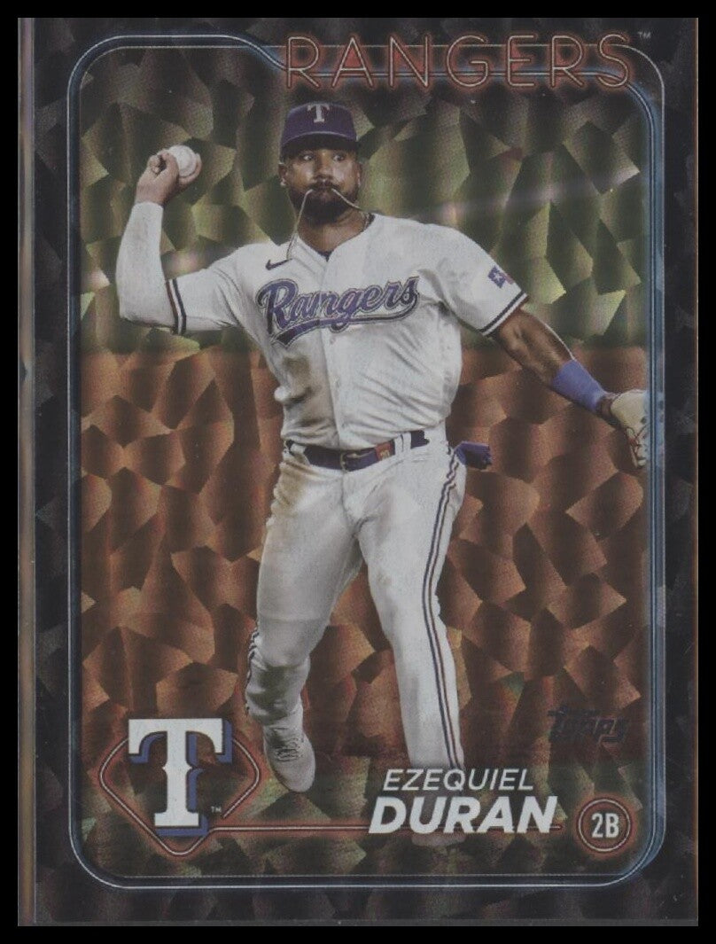 2024 Topps #555 Ezequiel Duran Black Foil