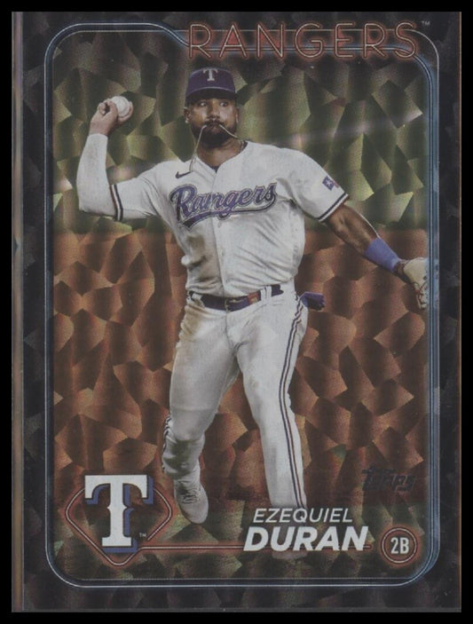 2024 Topps #555 Ezequiel Duran Black Foil