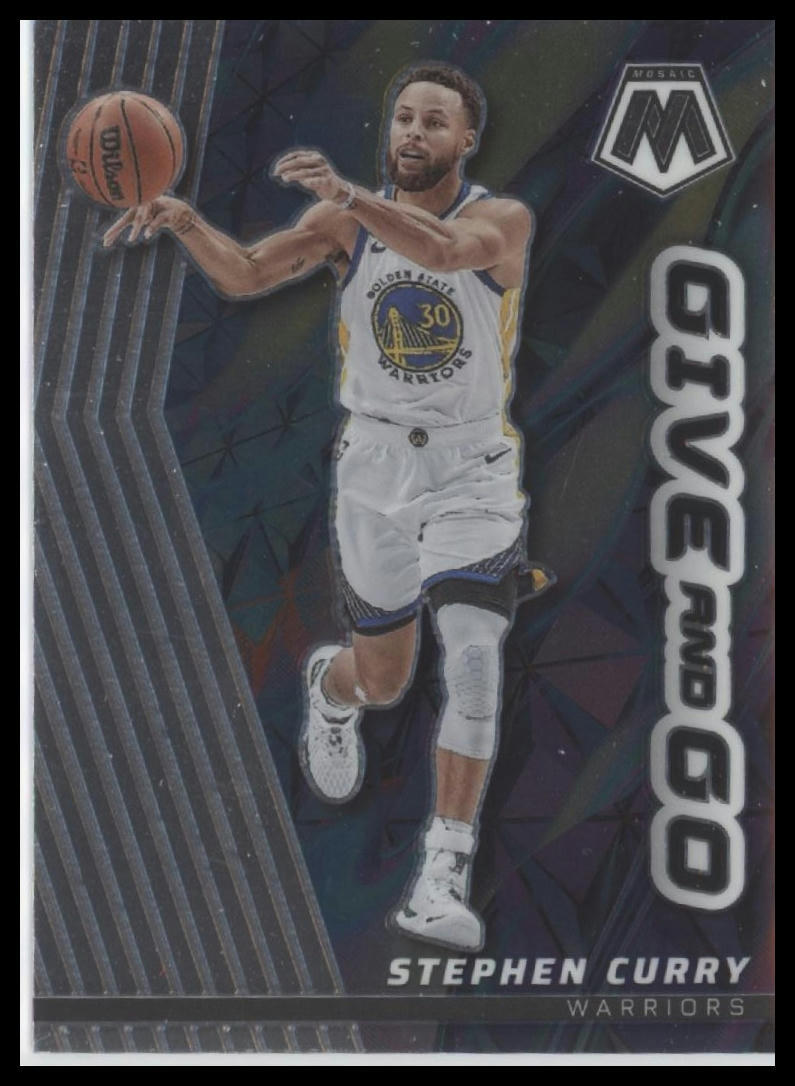 2022-23 Panini Mosaic #11 Stephen Curry Give and Go