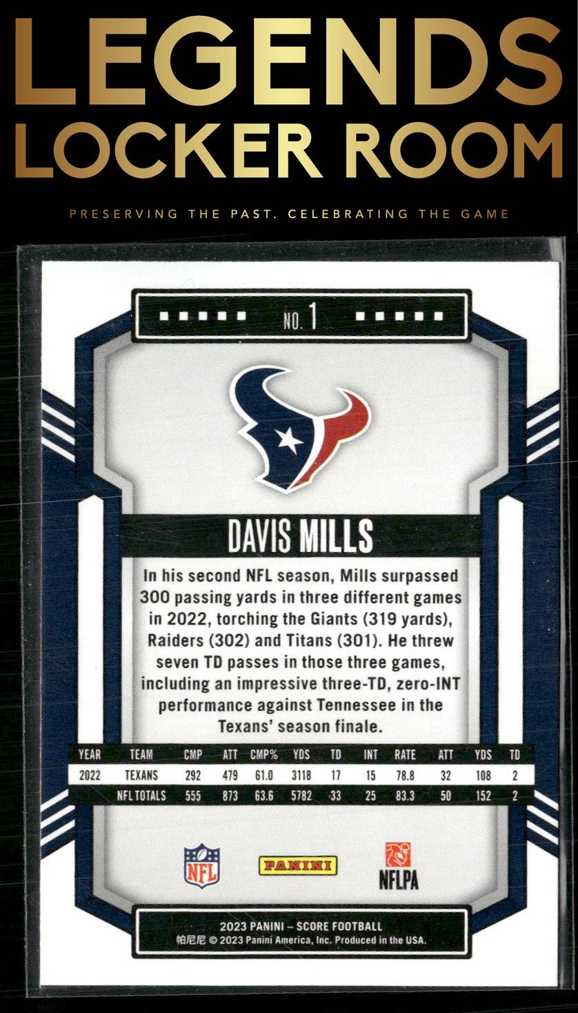 2023 Score #1 Davis Mills