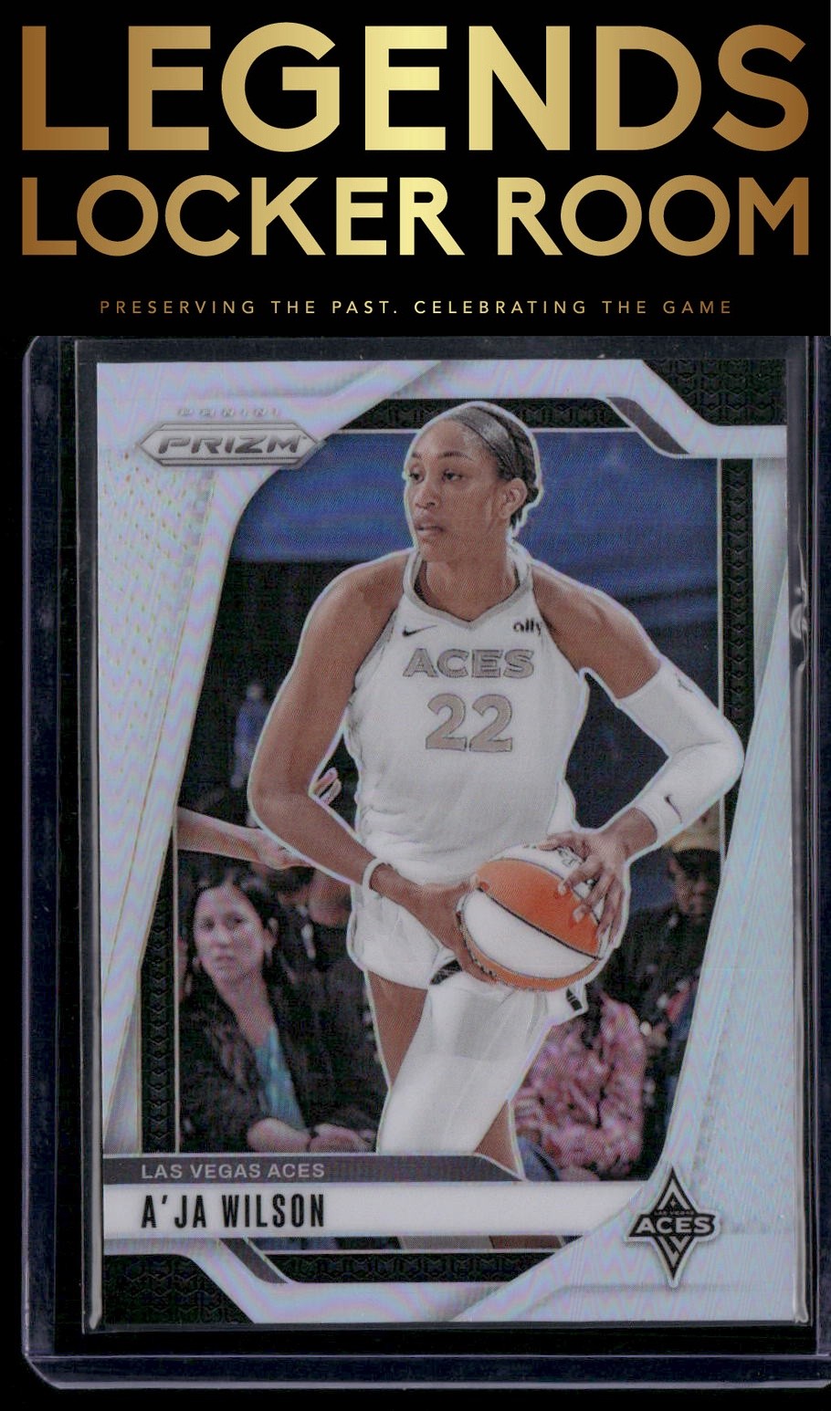 2024 Panini Prizm WNBA #86 A'ja Wilson Silver Prizms