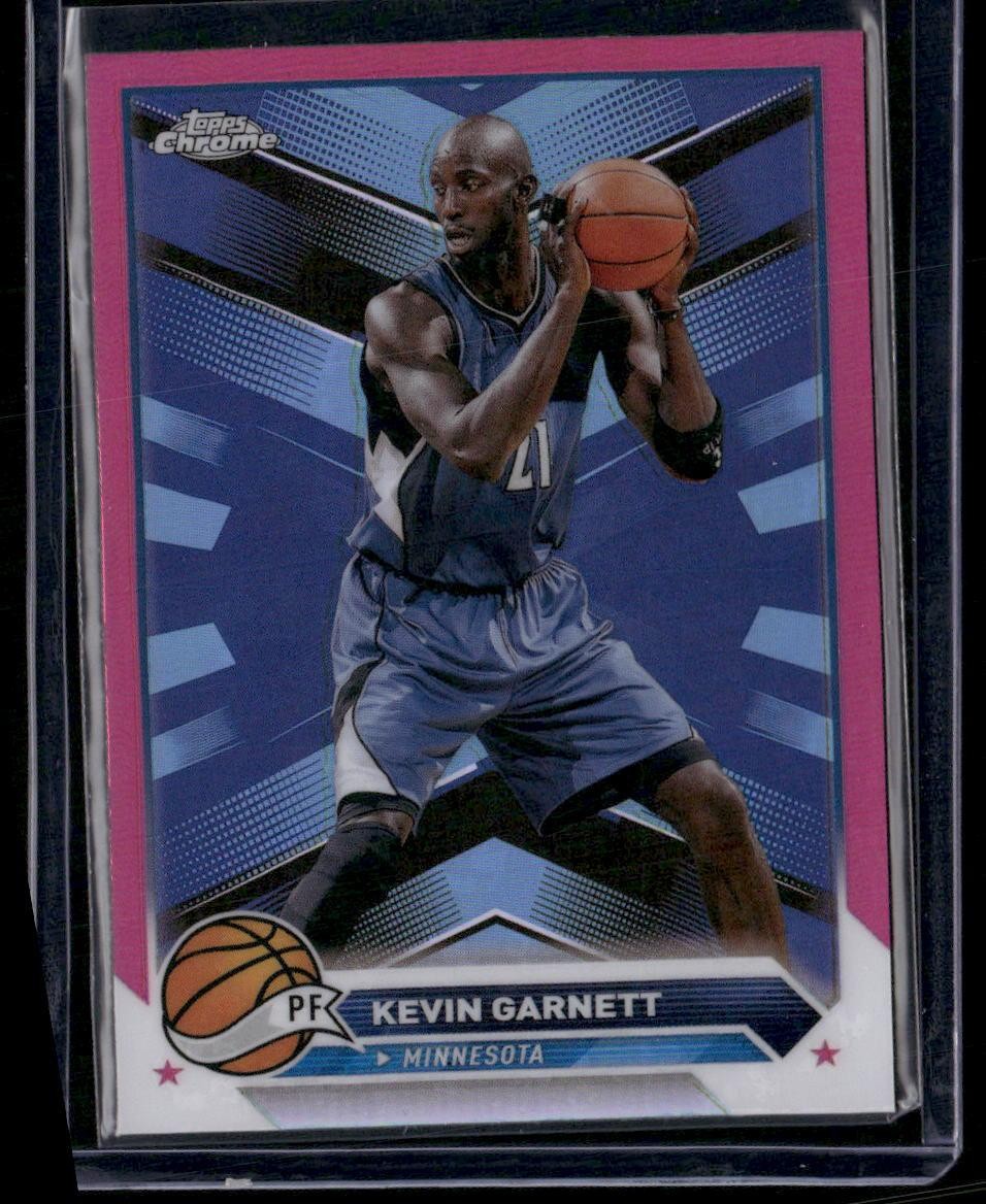 2023-24 Topps Chrome #64 Kevin Garnett Pink Basketball Refractors