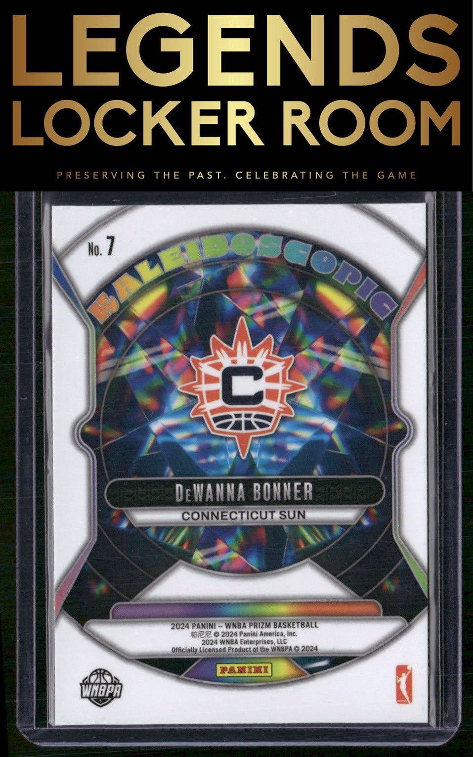 2024 Panini Prizm WNBA #7 DeWanna Bonner Kaleidoscopic