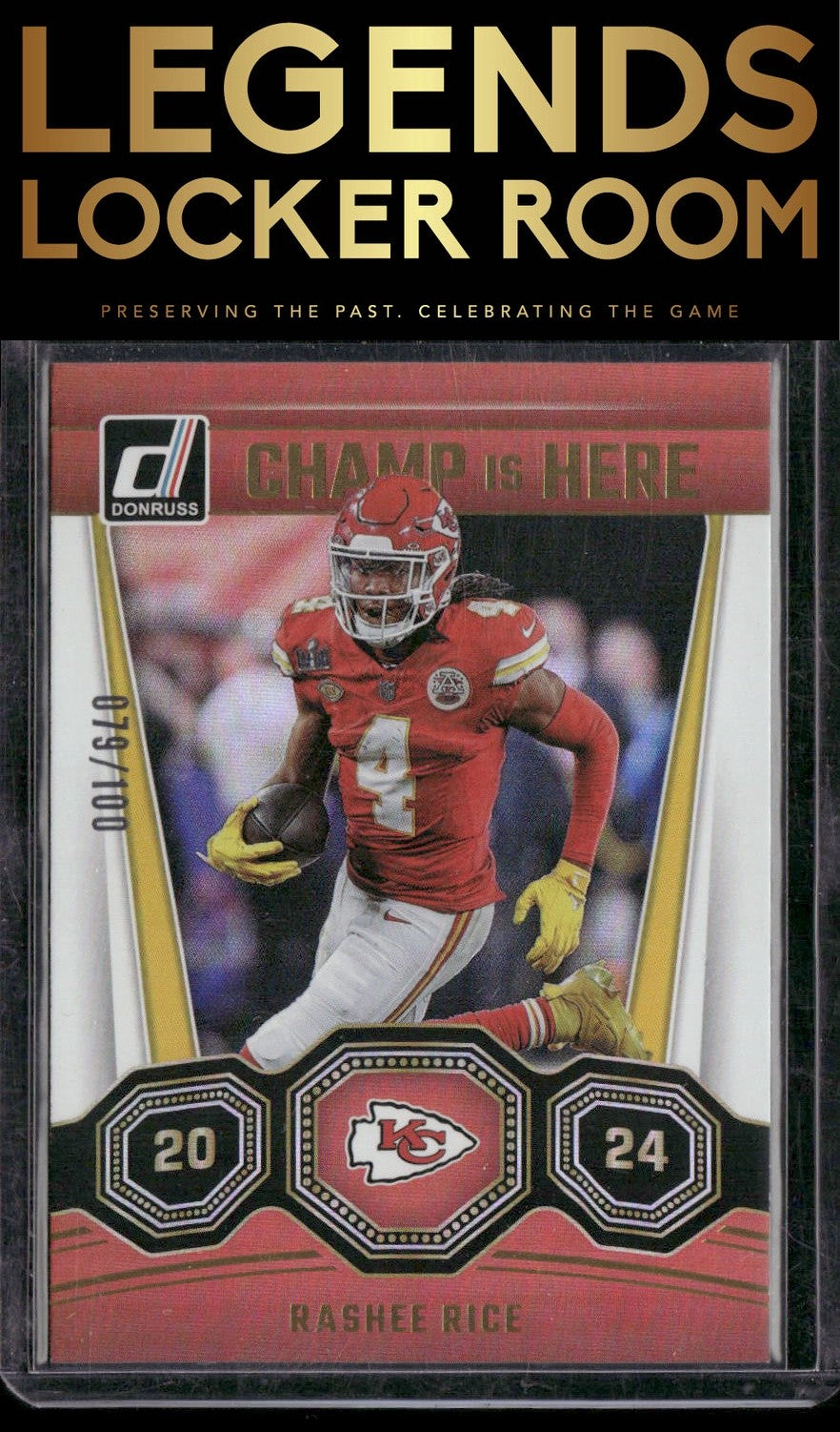 2024 Donruss #4 Rashee Rice Champ is Here Holo #/100