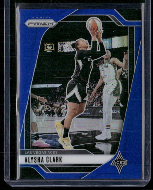 2024 Panini Prizm WNBA #101 Alysha Clark Blue Prizms #/199