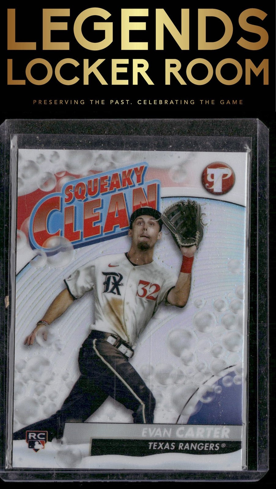 2024 Topps Pristine #SQ-12 Evan Carter Squeaky Clean