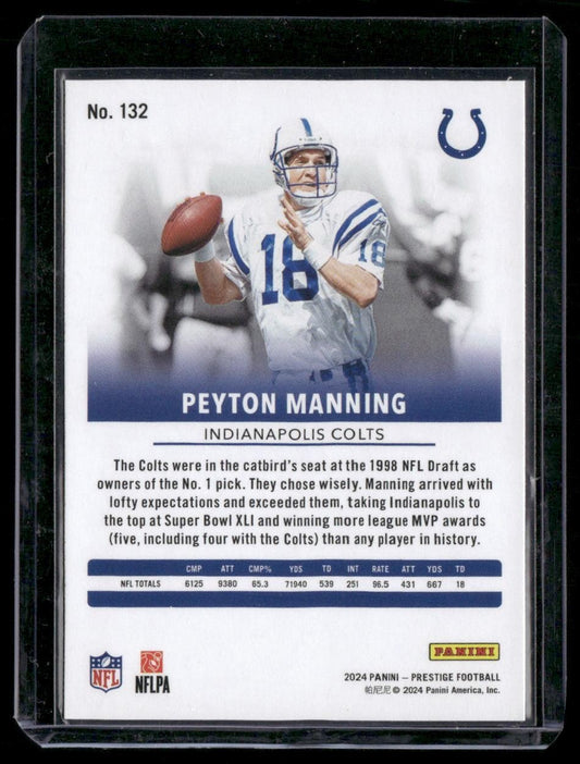 2024 Panini Prestige #132 Peyton Manning Galaxy Xtra Points
