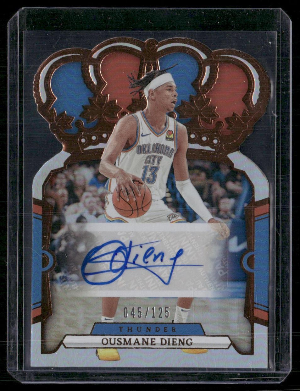 2023-24 Panini Crown Royale #CA-OUS Ousmane Dieng Crown Autographs #/125